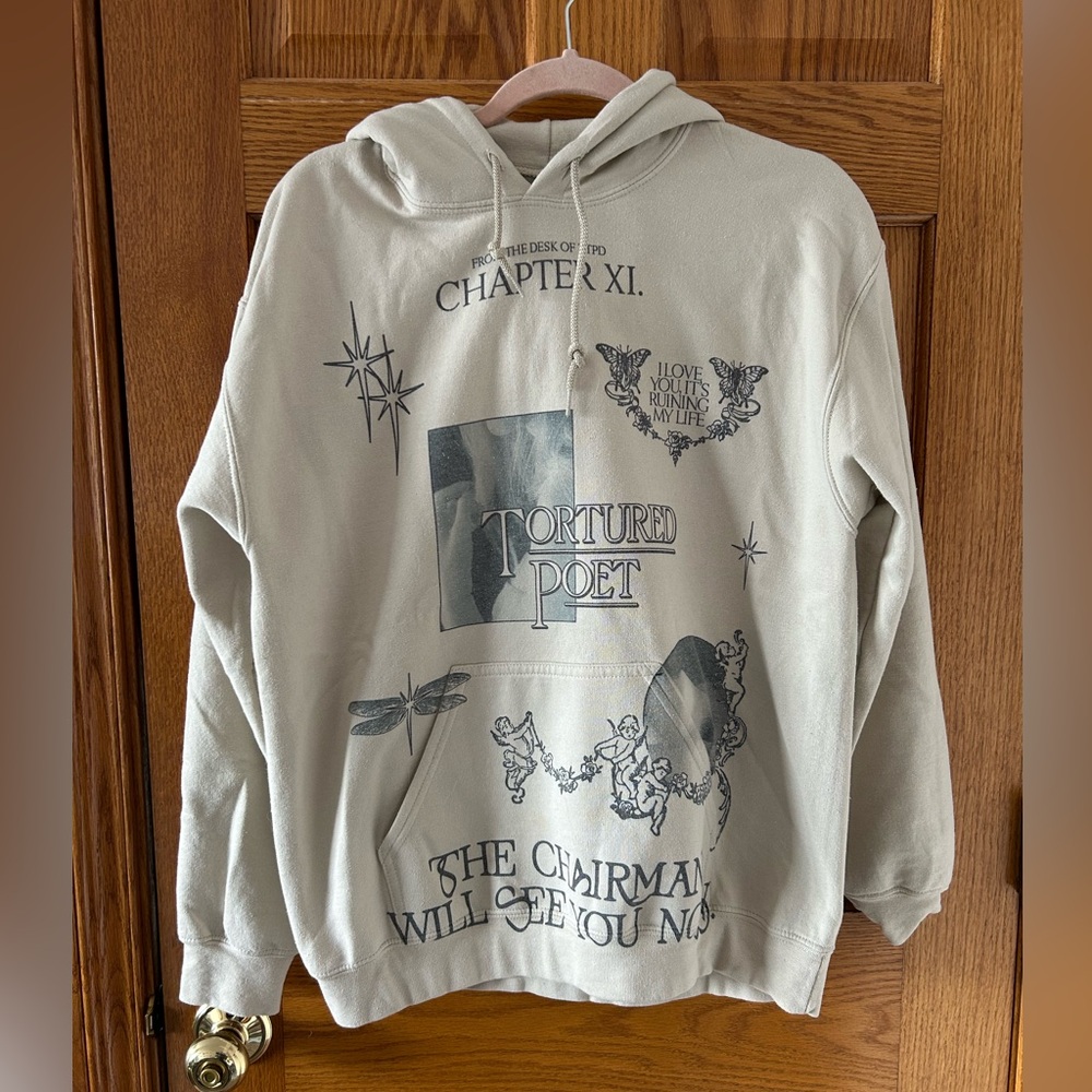 Taylor Swift The Orange Stare Tortured Ports Department hoodie size M
